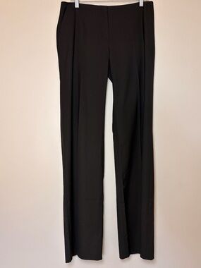 Sportmax Max Mara Black 100% Virgin Wool Dress Pants Size 12